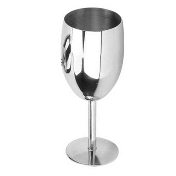 

stainless steel red wine glasses drinking whisky vodka champagne beer goblet mug for party wedding bar cup cups & saucers