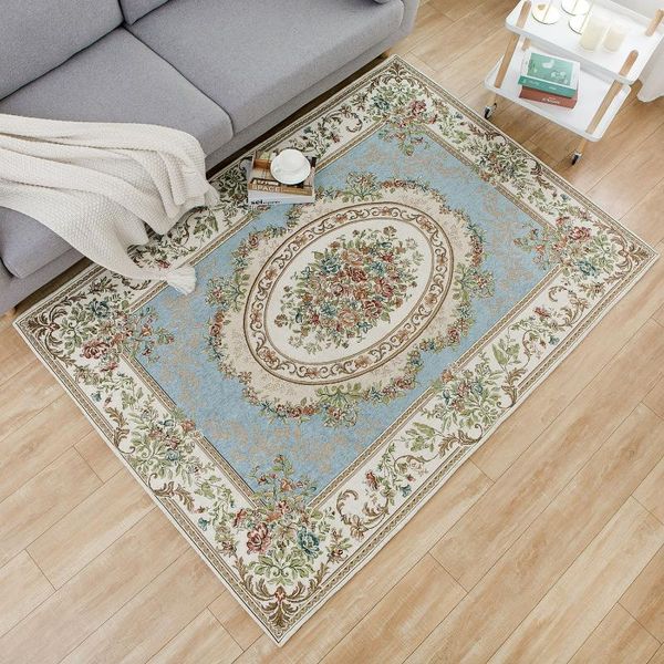 

carpets bohemia style carpet for living room retro vintage bedroom study area rugs non- slip absorbent floor mat turkey home decoration