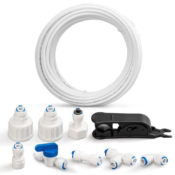 

watering equipments water supply pipe universal connection set 15m,for side by refrigerator,reverse osmosis system (1/4inch)