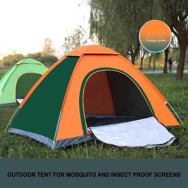 

outdoor automatic up camping tent 1-4 person family multiple models easy open hiking travelling tents ultralight sun shelter and shelters