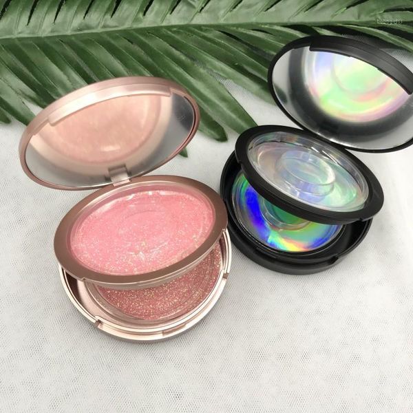 

empty mirror lashes box double layer lash packaging fit 2pairs natural 3d mink eyelashes1