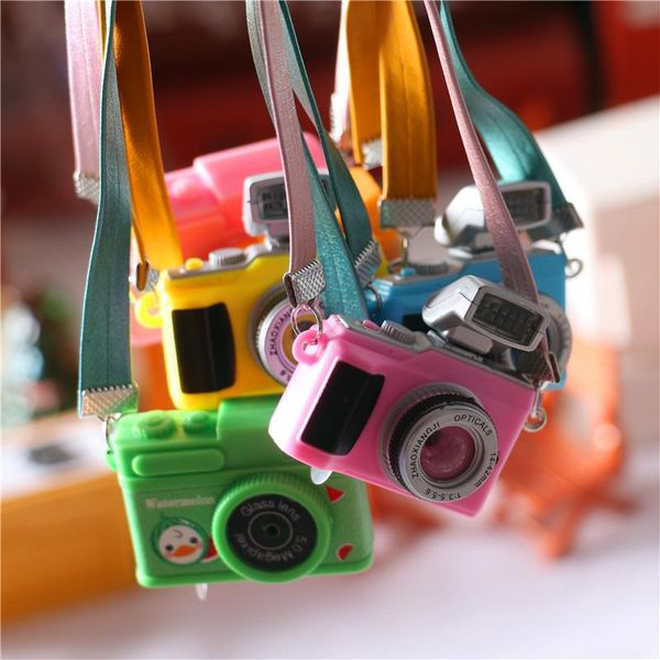 

decorative objects & figurines 3pcs 1/12 miniature dollhouse strap slr camera pretend play toys for dolls accessories educational classic to