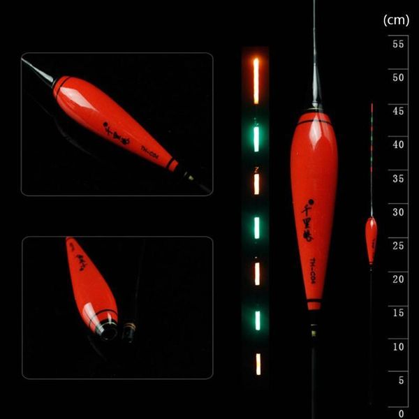 

fishing accessories 450mm large buoyancy electronic float balsa wood electric tackle luminous bobber without battery