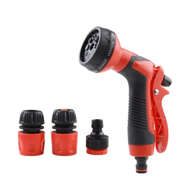 

pcs garden water spray lawn watering sprinkler car wash ajustable hose nozzles high pressure power washer multipurpose equipments