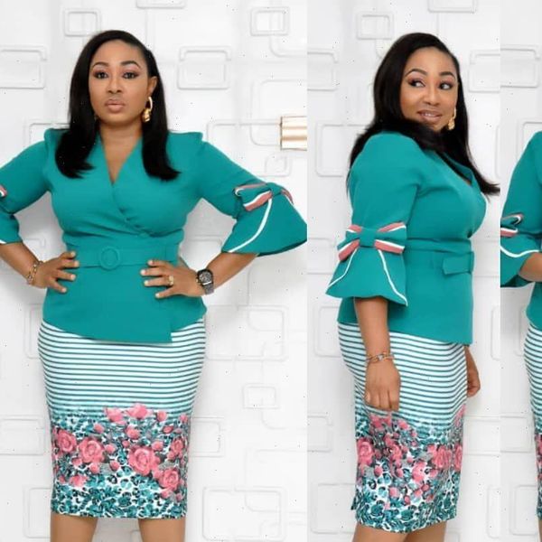 

autumn spring dressesafrica womens dresses plus size office v neck vestido printed party dress good quality, Black;gray