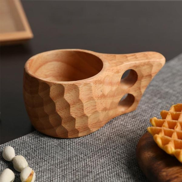 

mugs wooden milk water drink hanging rope drinkware japanese coffeetea mug breakfast cup salad bowl kitchen accessories gadgets