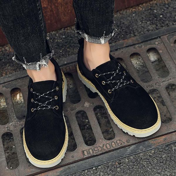 

dress shoes zapatillas hombre sneakers men leather man plus size lether casual boots light men's lightweight, Black