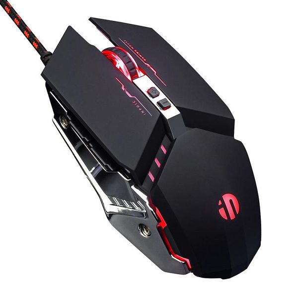 

gaming mouse mause 6 button dpi adjustable computer optical led game mice usb wired games cable for pc lapgamer