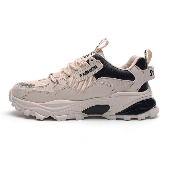 

mens summit running shoes white black nylon wolf grey platform women men trainers sports sneakers walking jogging chaussures qp15