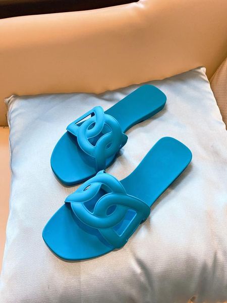 

arrival summer beach sandals women jelly shoes casual outside designer flats slippers 2021, Black