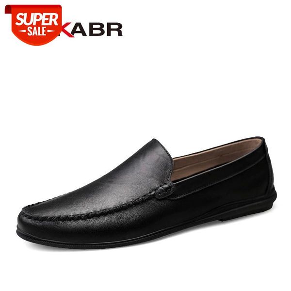 

dekabr italian mens shoes casual luxury brand summer men loafers split leather moccasins comfy breathable slip on boat #bo1z