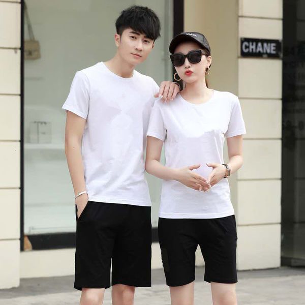 

women's tracksuits cotton sportswear summer short sleeve terry shorts student korean fashion men's and t-shirt underpants casual c, Gray