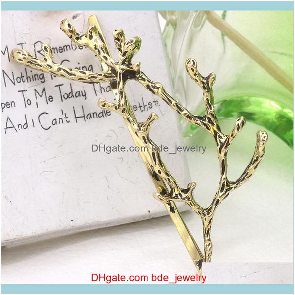 

hair jewelry jewelryhair clips & barrettes clip christmas aessories for women retro antler hairpin pins girls and di capelli drop delivery 2, Golden;silver