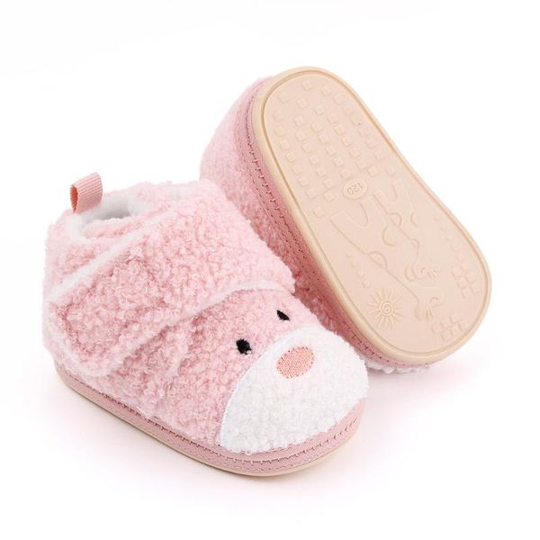 

first walkers baby winter boots infant toddler born cute cartoon bear shoes girls boys super keep warm snowfield booties boot