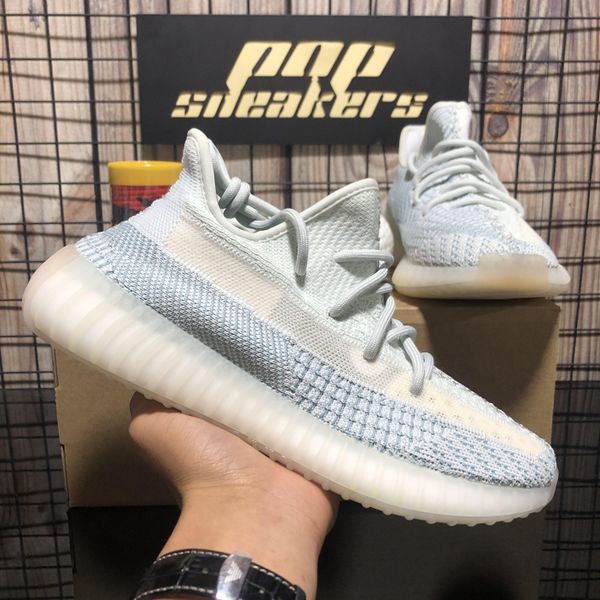 

kanye running shoes sneakers ash blue pearl stone cinder tail light black static reflective zebra israfil oreo linen trainer sneaker with bo