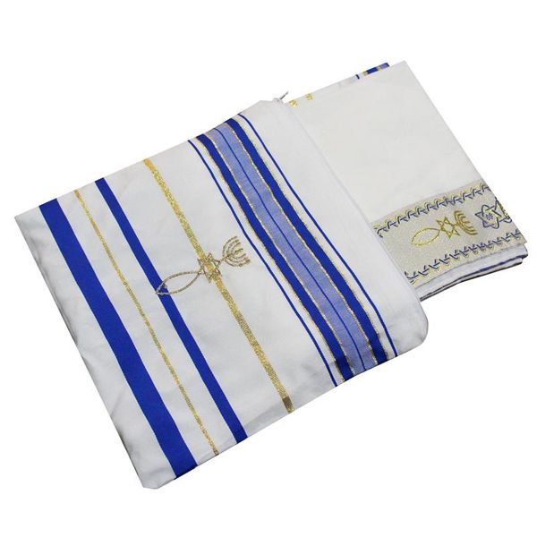 

scarves blue tallit jewish messianic symbol prayer scarf big size, Blue;gray