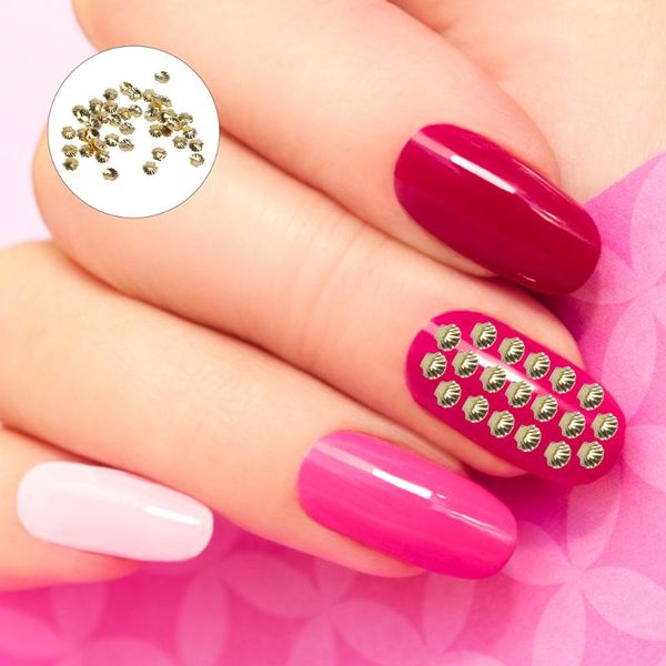 

nail art decorations 1set rivet decoration shell charms manicure, Silver;gold