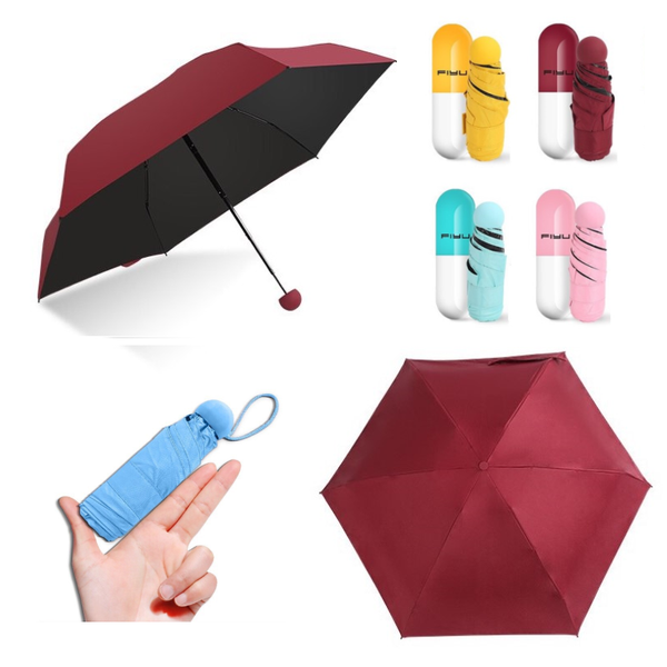 

umbrellas mini light small pocket anti-uv folding compact cases fashion travel umbrella for women gift parasol