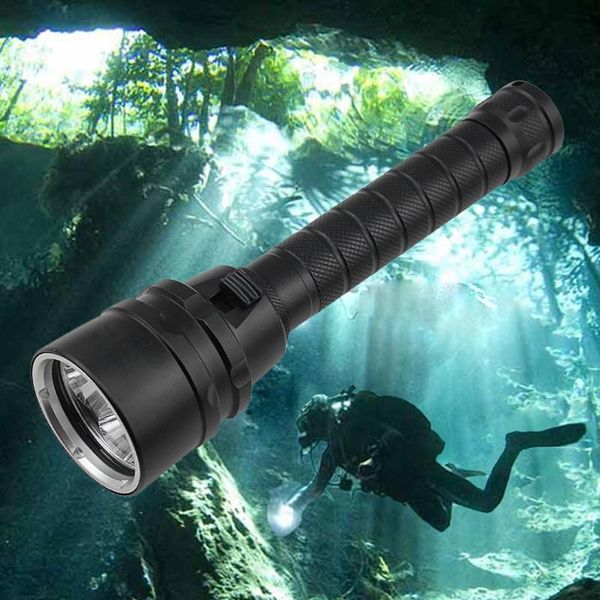 

kohree waterproof diving rechargeable led 5*t6 2.5k lumens portable underwater camping lamp lantern torch flashlights torches