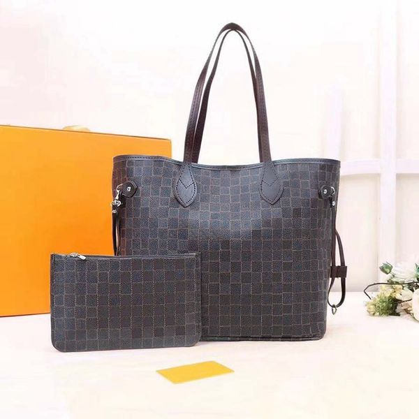 

classic brown designer luxury handbag fashion composite bag wallet canvas woven shopping bags designers luxurys large capacity 08