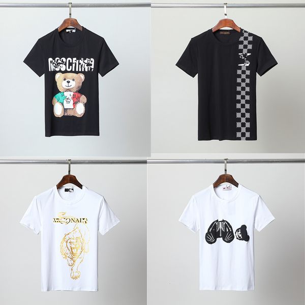 

2021 new pringting tee cotton summer street skateboard mens t-shirt men women short sleeves casual tee size m-3xl, White;black