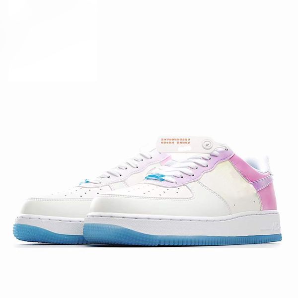 

2021 with box women mens one running shoes trainers sneakers direct sunlight,uv-sensing color-changing shoes,shoes will start changing color