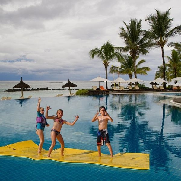 Cobertor de água flutuante cama pad vieveEneBorne o tapete de yoga