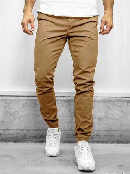 

men drawstring waist solid pants i0pj#, Black