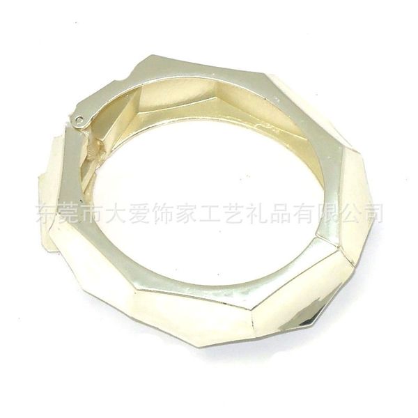 

lovers octagonal bracelet special shaped zinc alloy electroplating bracelet, Black