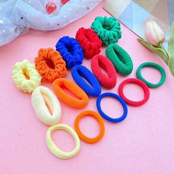 

15pcs/set hair rope ins style candy color band ponytail elastic accessories