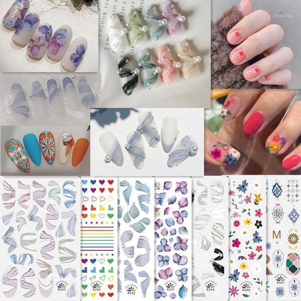 

ballet shoes ribbon nail sticker moroccan girl's heart sticker1, Silver;gold