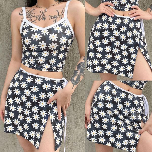 

women skirts flower print pencil skirt casual sunflower mini plus size mujer moda jupe femme#g3, Black
