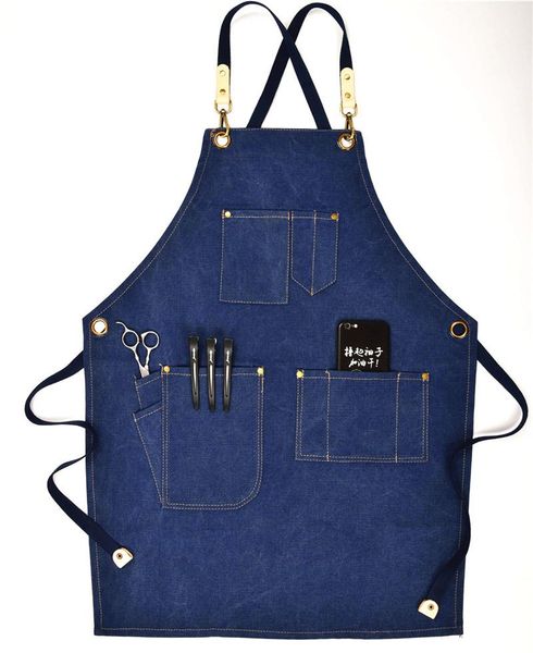 

aprons work apron durable tool for women and men cross-back straps