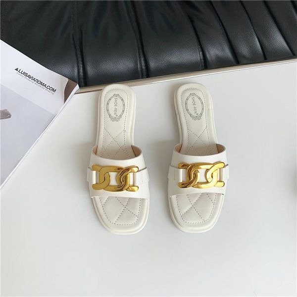 

slippers 2021 style ladies outdoor flat sandals, Black