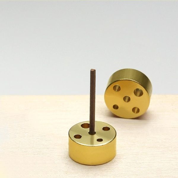 

fragrance lamps 5pcs pure copper mini small hole incense burner household wire holder cumin road utensils