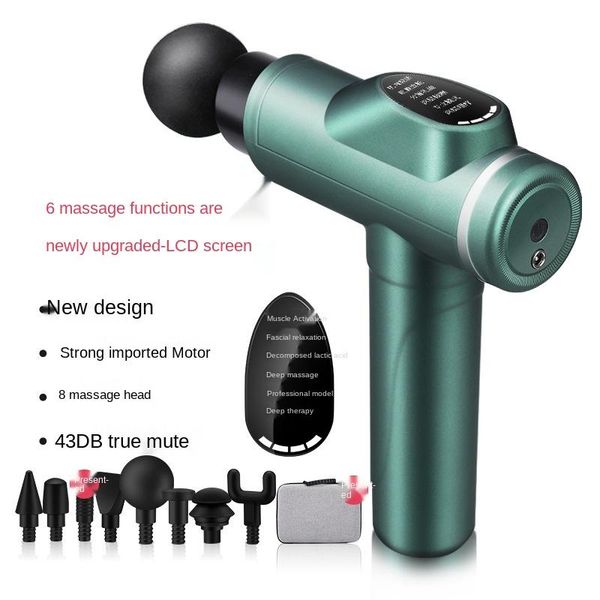 

liquid crystal fascia gun relaxes muscles massage usb charging massager stick