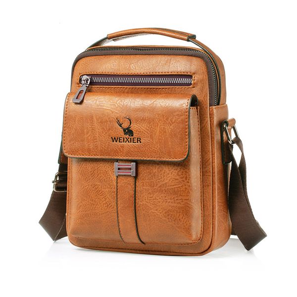 

fashion men's multi-function casual zipper capacity crossbody bag