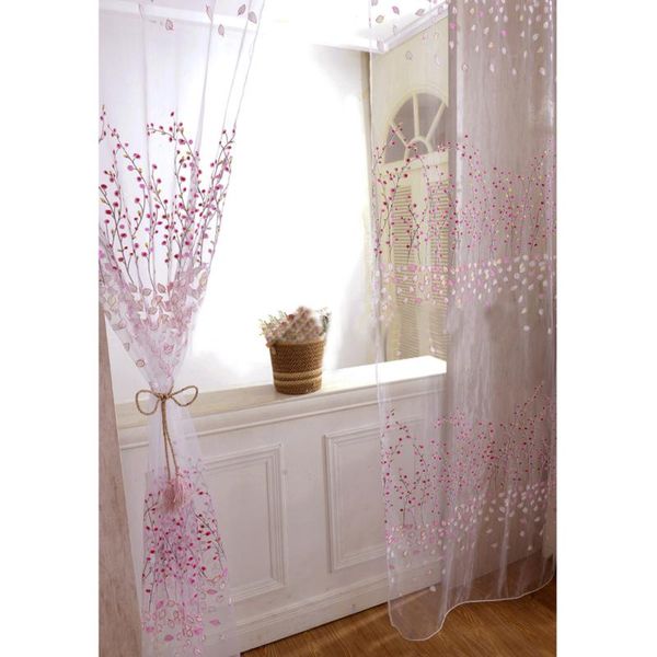 

curtain & drapes modern plum blossom tulle for window sheer curtains living room the bedroom screening panel