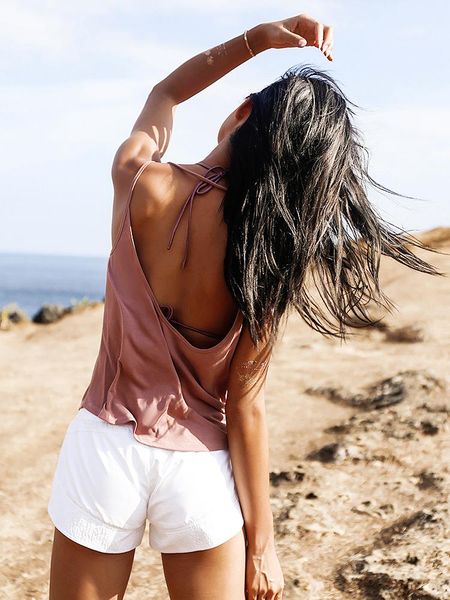 

yoga outfit uvrcos summer sleeveless sports vest women's running suit blouse clothing quick-drying workout clothes loose