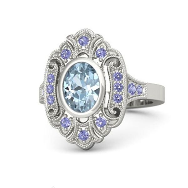 

wedding rings fashion trend luxury geometric romance noble temperament ladies ring holiday gift anniversary party jewelry wholesale, Slivery;golden