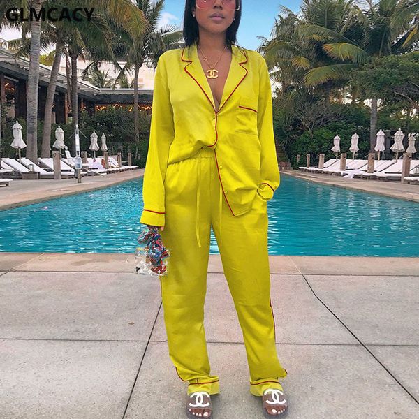 

lingerie women side pyjamas set night suit nightwear casual loungewear, White