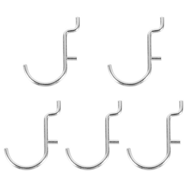 

hooks & rails 5pcs u shaped pegboard display shelf heavy duty