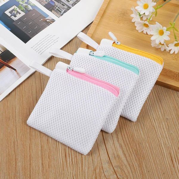 

laundry bags 1 pcs size mesh bag polyester home organizer course net basket for washing machines bra