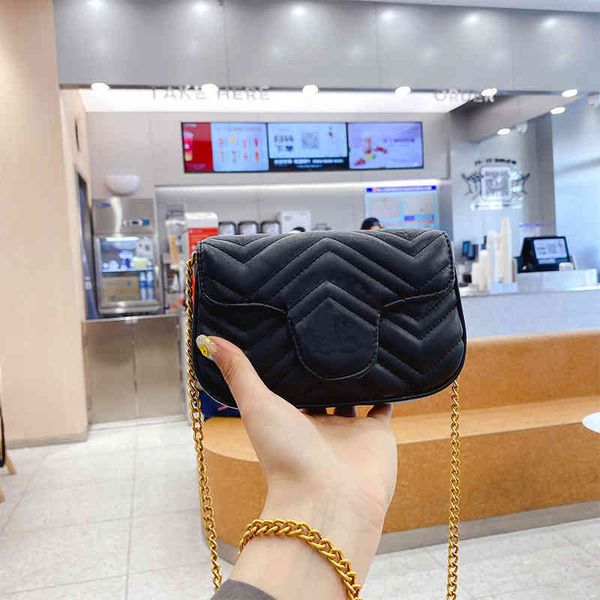 

2022 latest luggage factory wholesale this year's popular female chain shoulder korean ins style messenger small square bags bags