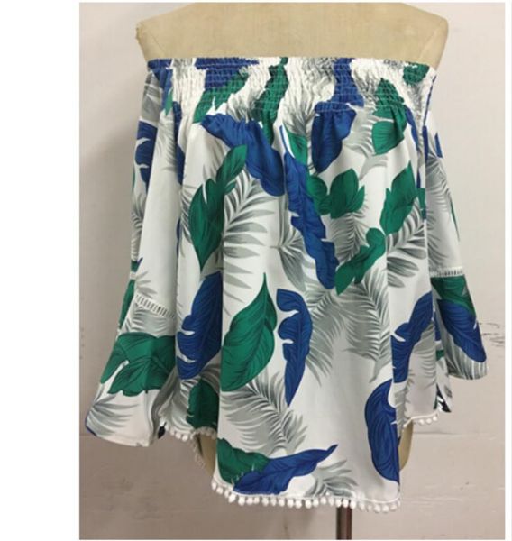 

women's t-shirt women fringe summer loose long sleeves, White