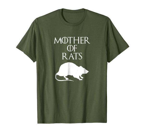 

cute unique white mother of rats t-shirt e010500, White;black