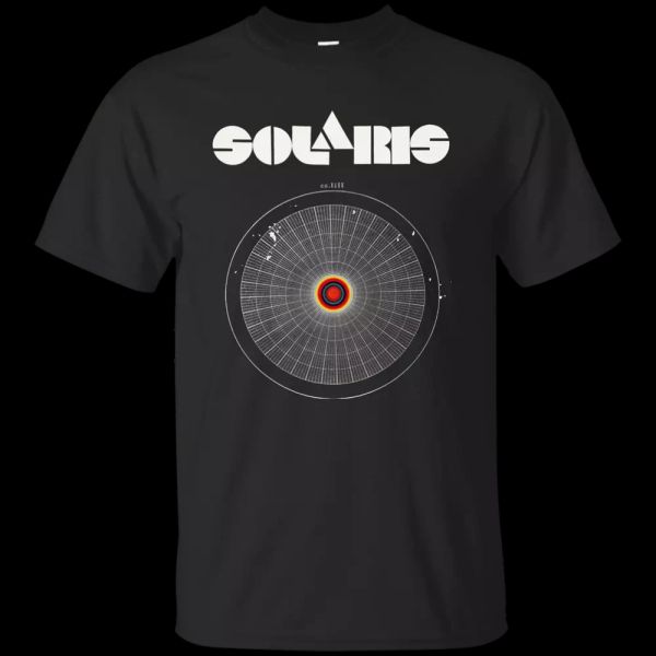 

solaris, t-shirt, andre tarkovsky, russian, sci-fi, movie, polish poster art,, White;black