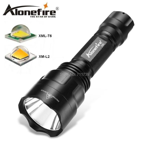 

alonefire ultra bright tactical torch c8 xm-l t6 l2 u3 led travel lanterna camping zaklamp handheld lamps flashlights torches