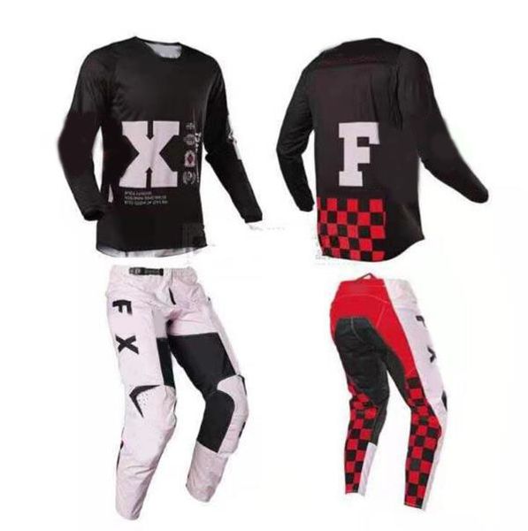 

2021 off-road motorcycle racing suit, men's and women's outdoor cycling wear, polyester quick-drying, the same style is customized