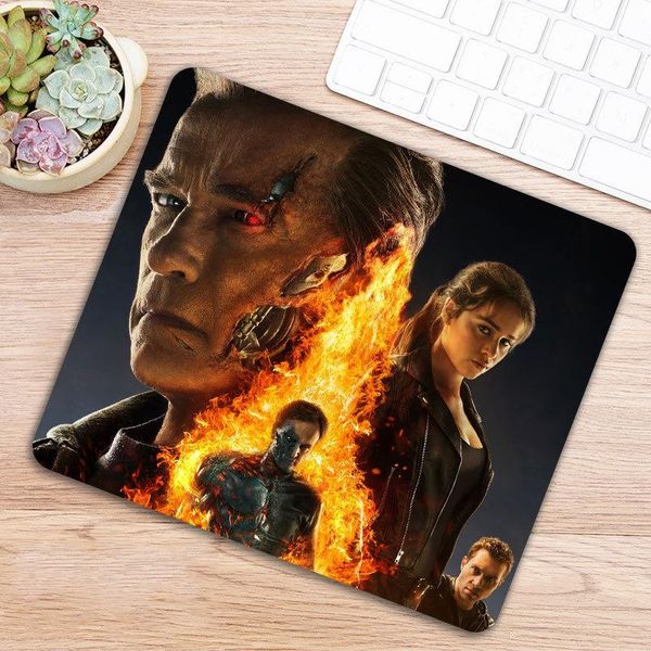 

mouse pads & wrist rests terminator game pad gaming mousepad desk keyboard gamer mice mause mat